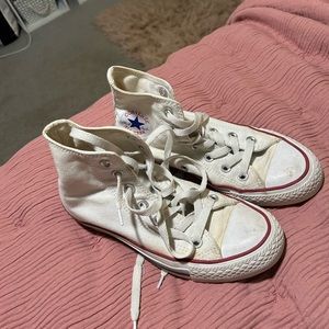 White High Top Converse